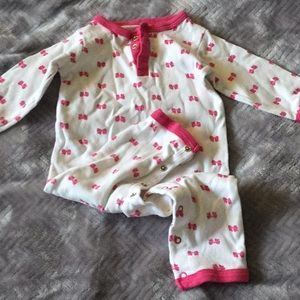 Footless pajamas/ Union suit.